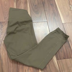 Green tummy tuck leggings (hardly worn)
